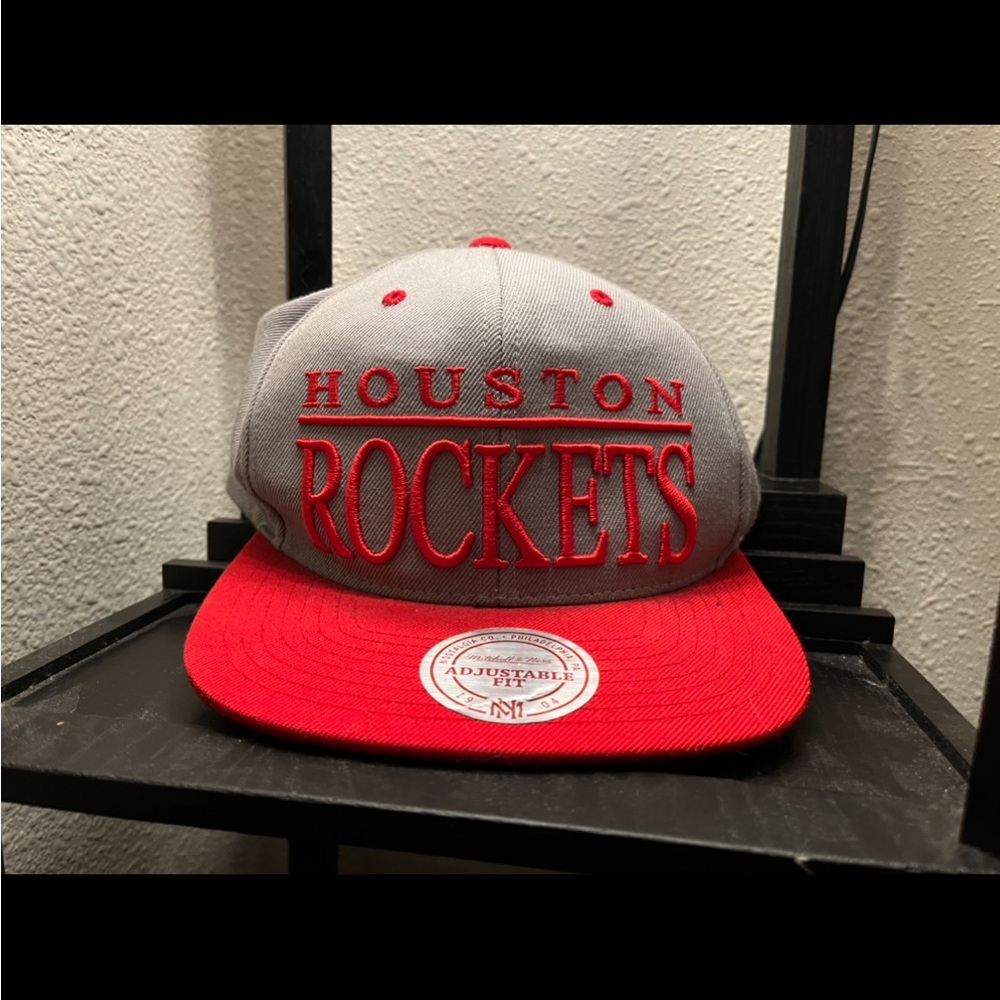Houston Rockets Mitchell and Ness Adjustable SnapBack